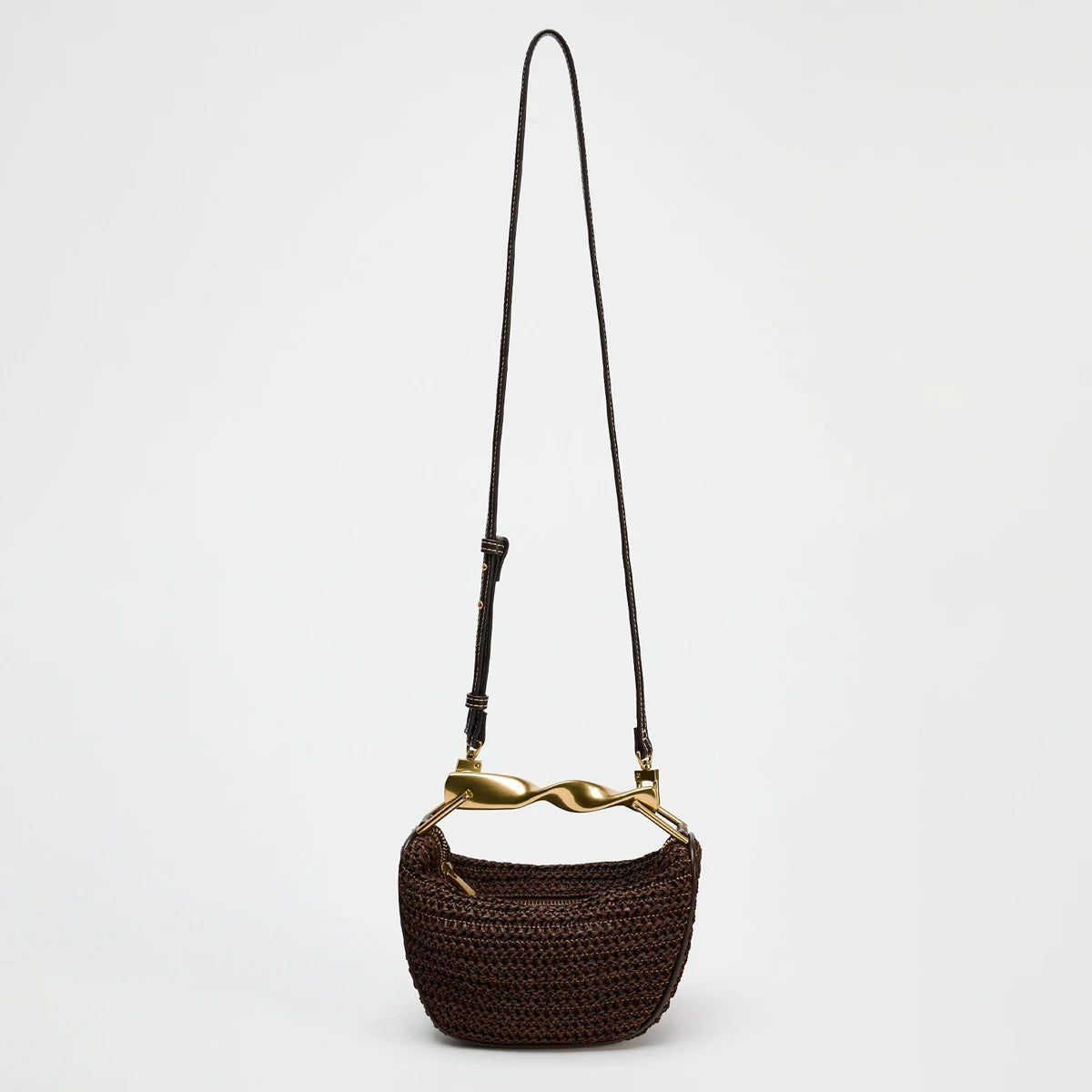 Avenia Woven Handle Bag