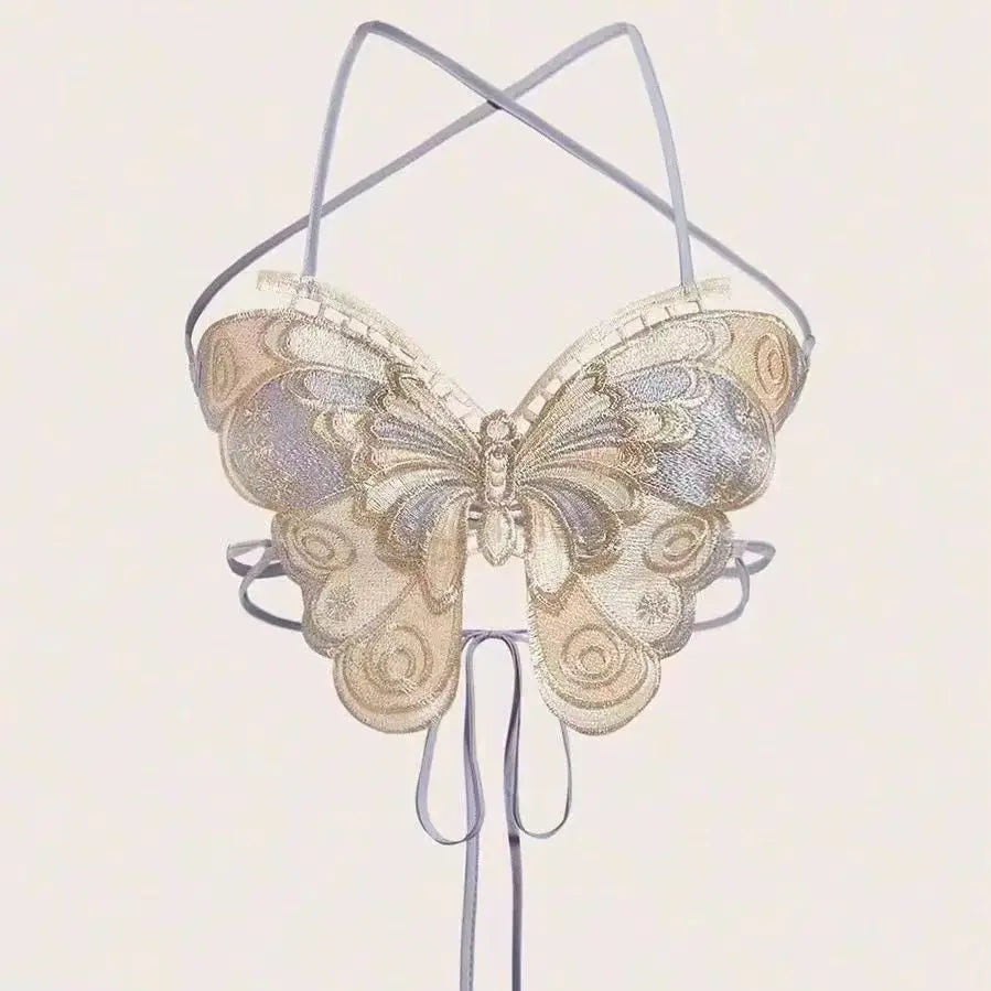 Mariposa Embroidered Butterfly Top
