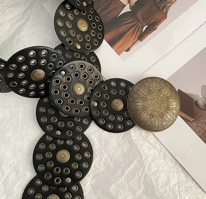Ophelia Studded Disc Belt
