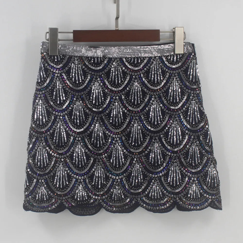 Seraphina Sequin Mini Skirt