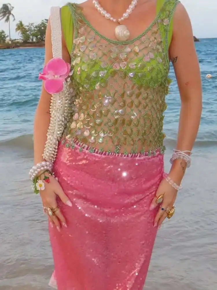 Raquel Sequin Midi Skirt