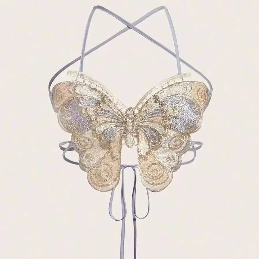 Mariposa Embroidered Butterfly Top
