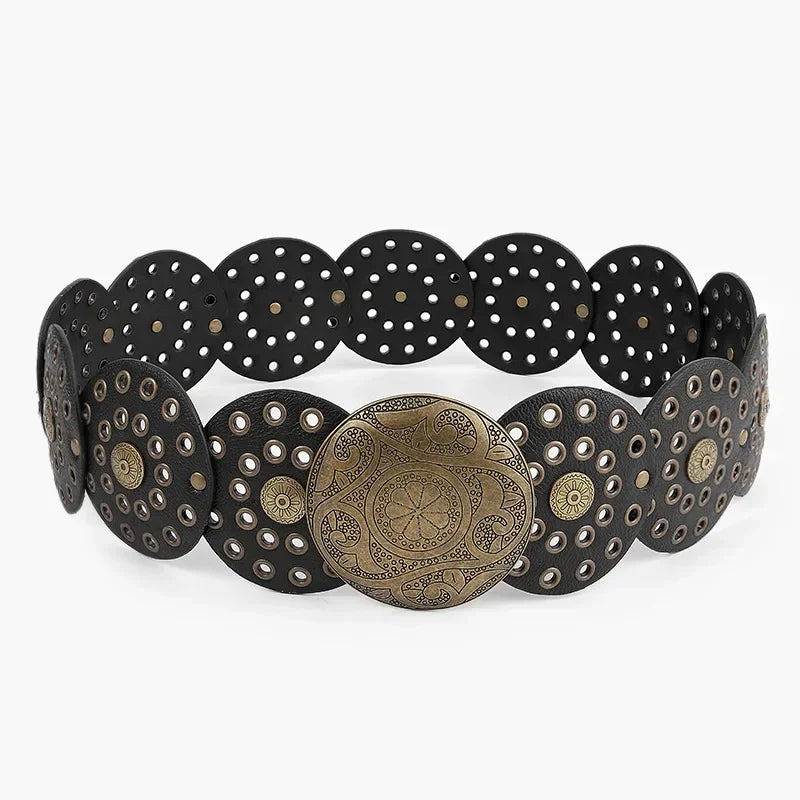 Ophelia Studded Disc Belt