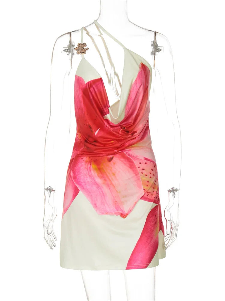 Fleur Halter Mini Dress