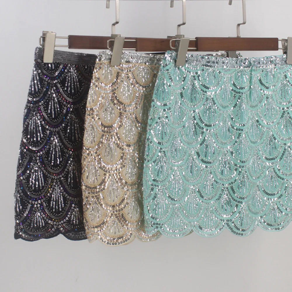 Seraphina Sequin Mini Skirt