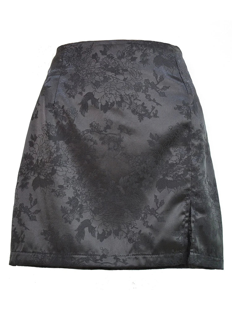 Naomi Jacquard Mini Skirt