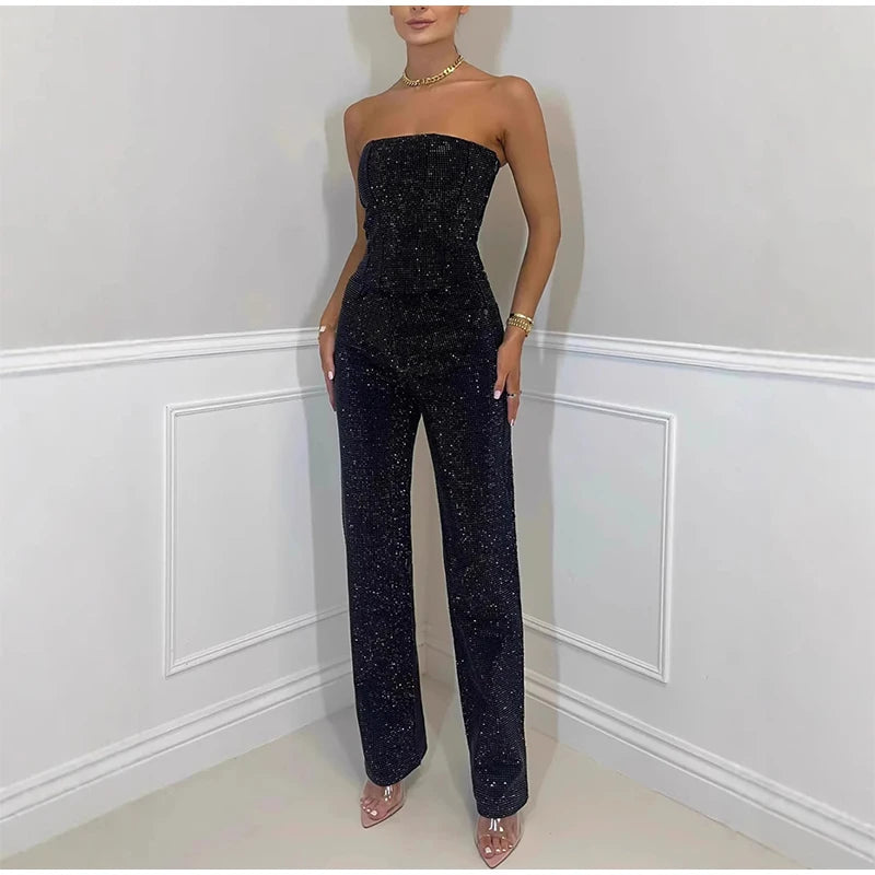 Emilia Sequin Denim Set