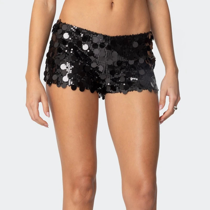 Nina Paillette Micro Shorts
