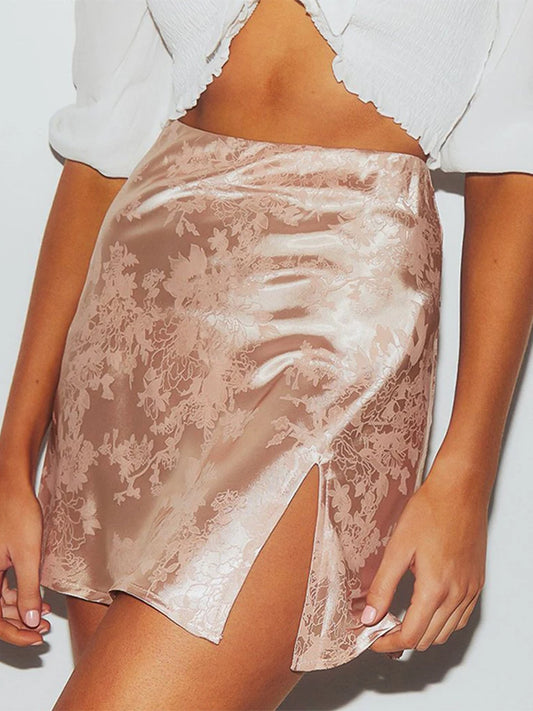 Naomi Jacquard Mini Skirt