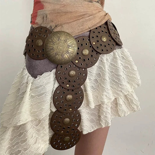 Ophelia Studded Disc Belt